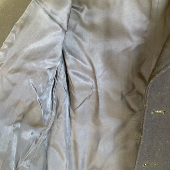 Vintage 1940s navy wool mens college jacket uniform sz small - Picture 5 of 5